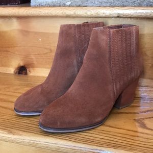 Steve Madden Heel Ankle Boot Brown Suede US 7